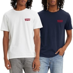 Levi’s Herren Crewneck Graphic Tee T-Shirt 2er Pack (Gr. M, L, XXL) für 20,36€ (VG: 34,94€)