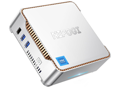 NiPoGi GK3 Plus Mini PC Intel Alder Lake-N97(bis zu 3,6 GHz,12W TDP),16GB DDR4 512GB M.2 NVMe SSD für 187,06€