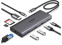 UGREEN Revodok Pro 109 USB-C Docking Station (USB-A 3.2 & USB-C 3.2, HDMI, PD100W, Ethernet, SD/TF) für 41,99€ (statt 65€)
