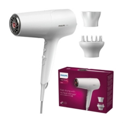 Philips BHD500/20 Haartrockner (2100W, 2-fache Ionisierungsfunktion, ThermoShield, 3 Hitze & 2 Geschwindigkeitsstufen, Kaltstufe) für 27,99€ (VG: 49,98€)