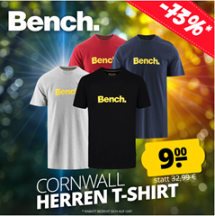 SportSpar: Bench Cornwall Herren T-Shirt für je 9€ zzgl. eventuell Versand