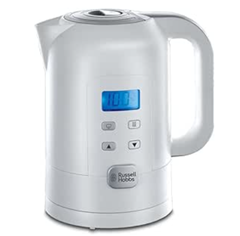 Russell Hobbs Precision Control Wasserkocher (25°-100°C, 1.7l, 2200W, Warmhaltefunktion) für 29,99€ (Vergleich: 39,99€)