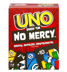 UNO No Mercy (56 zusätzliche Karten, harte Aktionskarten, brutale Spielregeln) für 10,76€ (Vergleich: 16,14€)