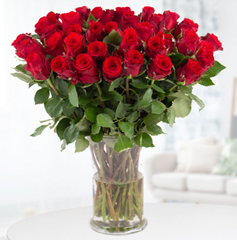 Blumenshop: Blumenstrauß mit 40 Roten Rosen für 27,90€