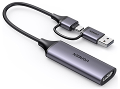 UGREEN Video Capture Card (4K HDMI auf USB C/A) für 16,37€