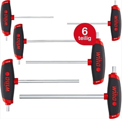 6-teiliges Wiha Stiftschlüssel Set mit Quergriff (45620) für 22,22€ (Vergleich: 25,56€)