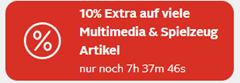endet heute: 10% Extra auf Multimedia und Spielzeug bei Otto.de, so z.B. Sandisk Ultra microSDXC Speicherkarte 512GB ab 29,18€