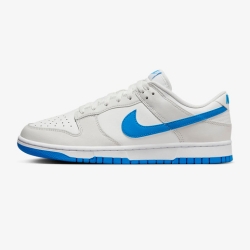 Nike Dunk Low Retro Sneaker, Weiß-blau (Gr.: 38,5 – 49,5) für 83,99€ (VG: 94,99€)