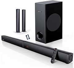 MEREDO 180W 2-in-1-Soundbar mit Subwoofer für 84,49€