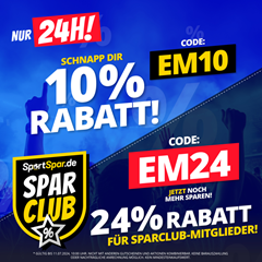 [bis morgen 10 Uhr] 10% Rabatt auf alles bei SportSpar – Sparclub-Mitglieder erhalten 24% Rabatt