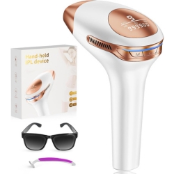 21J IPL Geräte Haarentfernung Laser mit 3 Erweiterte Funktionen-HR/SC/RA und 9 Energiestufen für 39,79€