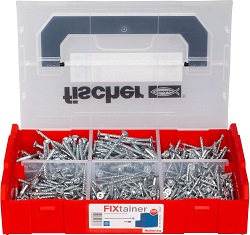 525 Fischer FixTainer PowerFast II Spanplattenschrauben mit zwei Bits für 18,60€ (Vergleich: 26,64€)