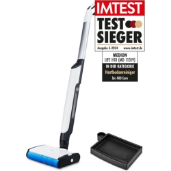 MEDION Hartbodenreiniger MD 11319, getrennter Frischwasser und Schmutzwassertank für 69,95€(VG: 88,11€)