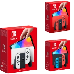 NINTENDO Switch OLED in drei Farben für je 279,65€ (VG: 299,61€)