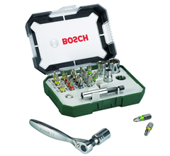 Bosch 26tlg. Schrauberbit- und Ratschen-Set für 12,20€ (Vergleich: 18,54€)