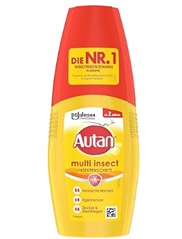 Autan Multi Insect Pumpspray, Multi-Insektenschutz vor Mücken, Stechfliegen und Zecken, 1er Pack (1 x 100 ml) für 4,46€