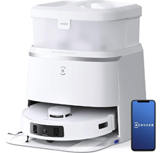 ECOVACS DEEBOT T30 PRO OMNI Saugroboter mit Wischfunktion, mit TrueEdge Moppin, Zero Tangle Bürste, 11.000 PA Saugkraft mit heißem Wasser und Smart Rewash für 699€