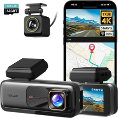 BOTSLAB Dashcam (4K, 170° Weitwinkel, 24/7 Parküberwachung, Nachtsicht usw.) für 98,69€