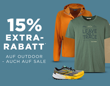 Engelhorn: 15% Extra-Rabatt auf Outdoor (auch auf Sale-Artikel)