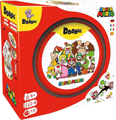 Zygomatic, Dobble Super Mario, Familienspiel, Kartenspiel, 2-8 Spieler, Ab 6+ Jahren, 15 Minuten, Deutsch, Mehrsprachig für 15,99€