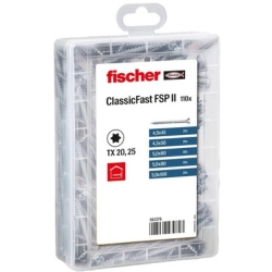 110-teiliges Fischer Meister-Box ClassicFast II Spanplattenschrauben Sortimentsbox für 13,42€ (VG: 19,78€)