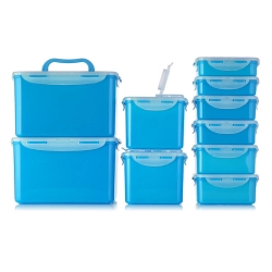 10 stapelbare Lock’n’Lock Frischhaltedosen für 19,99€