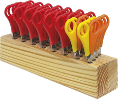 Westcott Scheren Block aus Holz, 13 cm inkl. 32 x Bastelschere für 18,99€