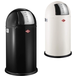 Wesco Pushboy Abfallsammler 50 Liter, Schwarz oder Sand ab 128,86€ (VG: 169€)