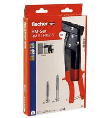 fischer Montage Set Hohlraumbefestigung mit 60 Dübeln, Schrauben & Montagezange für 20,99€