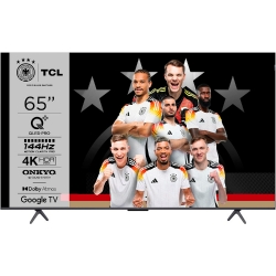 65″ QLED-Fernseher TCL 65T8BX1 (4K Ultra HD, Android TV, Google TV, 144Hz) für 718,95€