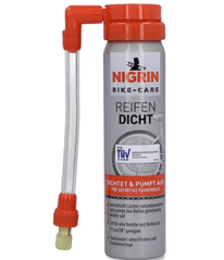 NIGRIN Fahrrad Reifendicht, sofortige Pannenhilfe, geeignet für alle gängingen Ventile, 75 ml für 5€