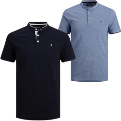 JACK & JONES Poloshirt PAULOS MAO POLO (Gr.: XS – XXL) für 13,59€ (VG: 22,19€)