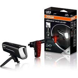 Fahrrad Lichtset Osram LEDsBike Race 50 für 19,82€ (Vergleich: 24,99€)