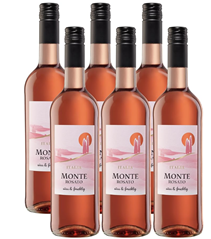 Wein: Monte Rosato Italien süss & fruchtig (6 x 0,75l) für 13,99€