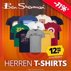 Sportspar: Ben Sherman T-Shirts für je 12,99€ zzgl. Versand (VG: ab 25€)