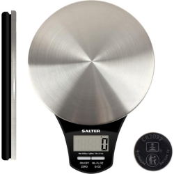 Salter digitale Küchenwaage (bis 5kg, Edelstahl) für 10,84€ (VG: 30,93€)