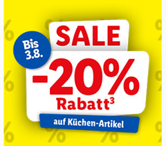Lidl: 20% Rabatt auf ausgewählte Küchengeräte