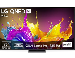 LG 75QNED86T6A TV 75″ (190 cm) QNED Fernseher (?8 4K AI-Prozessor, HDR10, bis zu 120Hz) [Modelljahr 2024] [Energieklasse D] für 1.599€