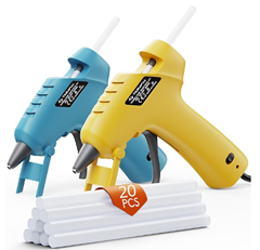 2 x Tilswall Heißklebepistole 20W mit 20 Klebesticks für 11,99€