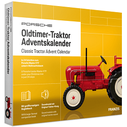 Porsche Oldtimer Traktor Adventskalender für 17,95€ (Vergleich: 46,90€)