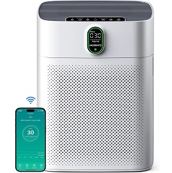Luftreiniger Morento HY4866-WF mit HEPA Luftfilter (Für Räume mit bis zu 100m²) für 89,69€
