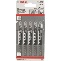5er Pack Bosch Stichsägeblätter T 144 D Speed for Wood für 2,45€ (Vergleich: 7,03€)