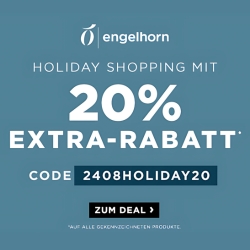 Engelhorn: 20% Extra-Rabatt beim Holiday Shopping