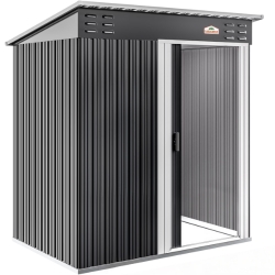 Gardebruk Geräteschuppen aus Metall 181 x 162 x 86 cm anthrazit ab 114,95€ (VG: 140,95€)