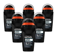 L’Oréal Men Expert Carbon Protect Deo für Männer (6 x 50ml) für 9,44€ (Vergleich: 13,74€)