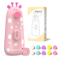 Megainvo elektrische Baby Nagelfeile mit Licht für 13,99€