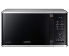Samsung MG2AK3515AS/EG Mikrowelle mit Grill, 800 W, 23? Garraum, 48,9 cm Breite, Quick Defrost, 27 Automatikprogramme für 99,99€ (Vergleich: 144,23€)
