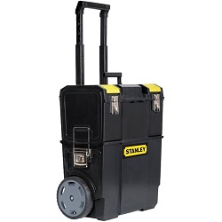 Stanley Mobile Werkzeugbox mit robustem Teleskopgriff (1-70-327) für 38,89€ (Vergleich: 53,39€)