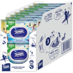 Tempo Feuchtes Toilettenpapier Mein Verwöhnmoment Limited Edition – 16 x 42 Feuchttücher für 17,28€ (VG: 28,99€)