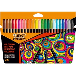 24er Pack BIC Intensity Filzstifte mit stabiler Spitze für 8,53€ (Vergleich: 12,52€)